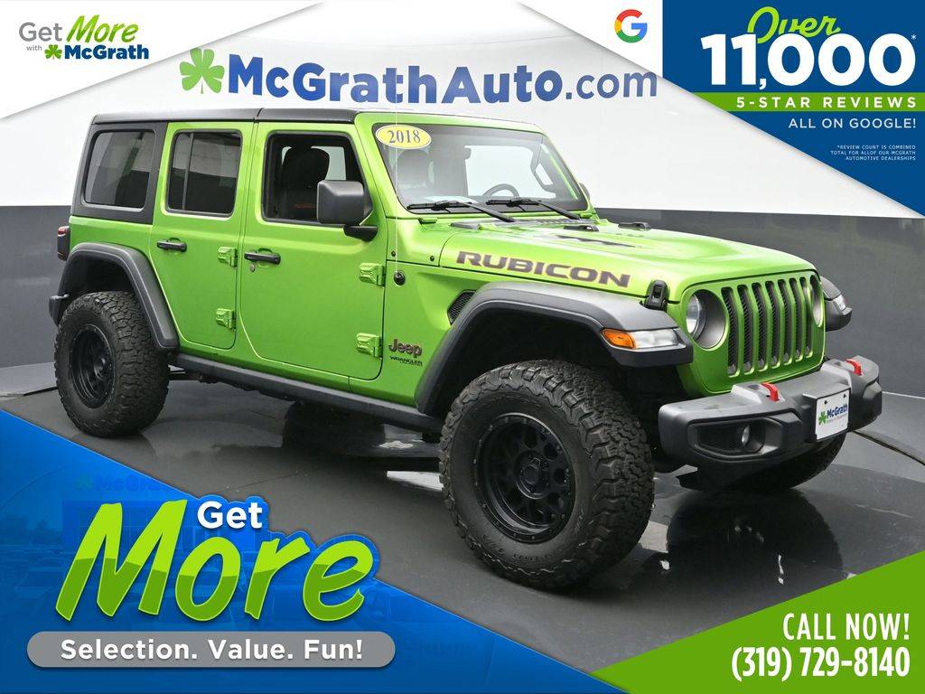 2018 Jeep Wrangler Rubicon — SUV — 150,330 mi — Hiawatha, IA