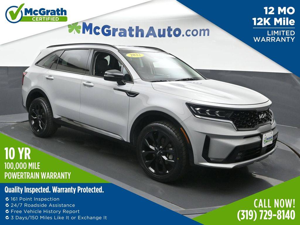 2022 Kia Sorento SX — SUV — 43,210 mi — Hiawatha, IA