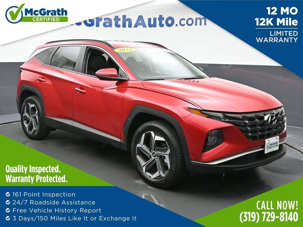 2022 Hyundai Tucson SEL — SUV — 7,509 mi — Hiawatha, IA