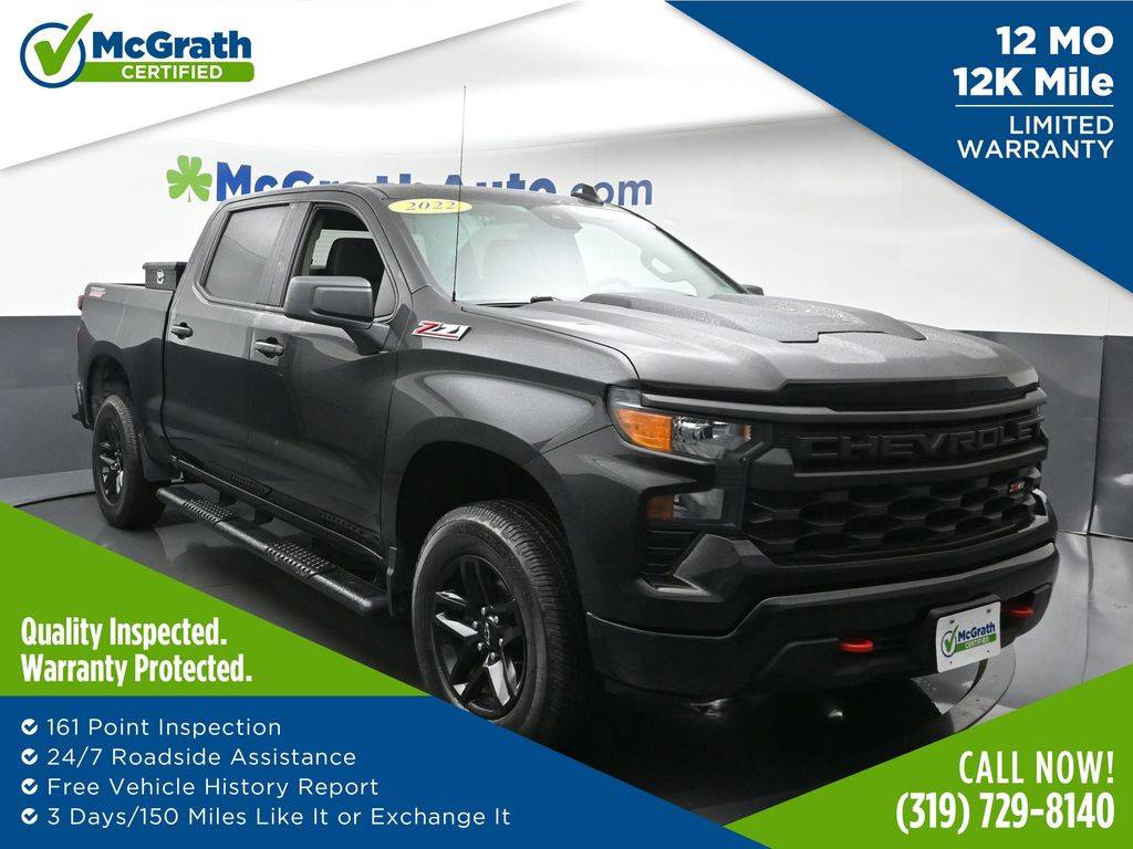 2022 Chevrolet Silverado 1500 Custom Trail Boss — Pickup Truck — 72,609 mi — Hiawatha, IA