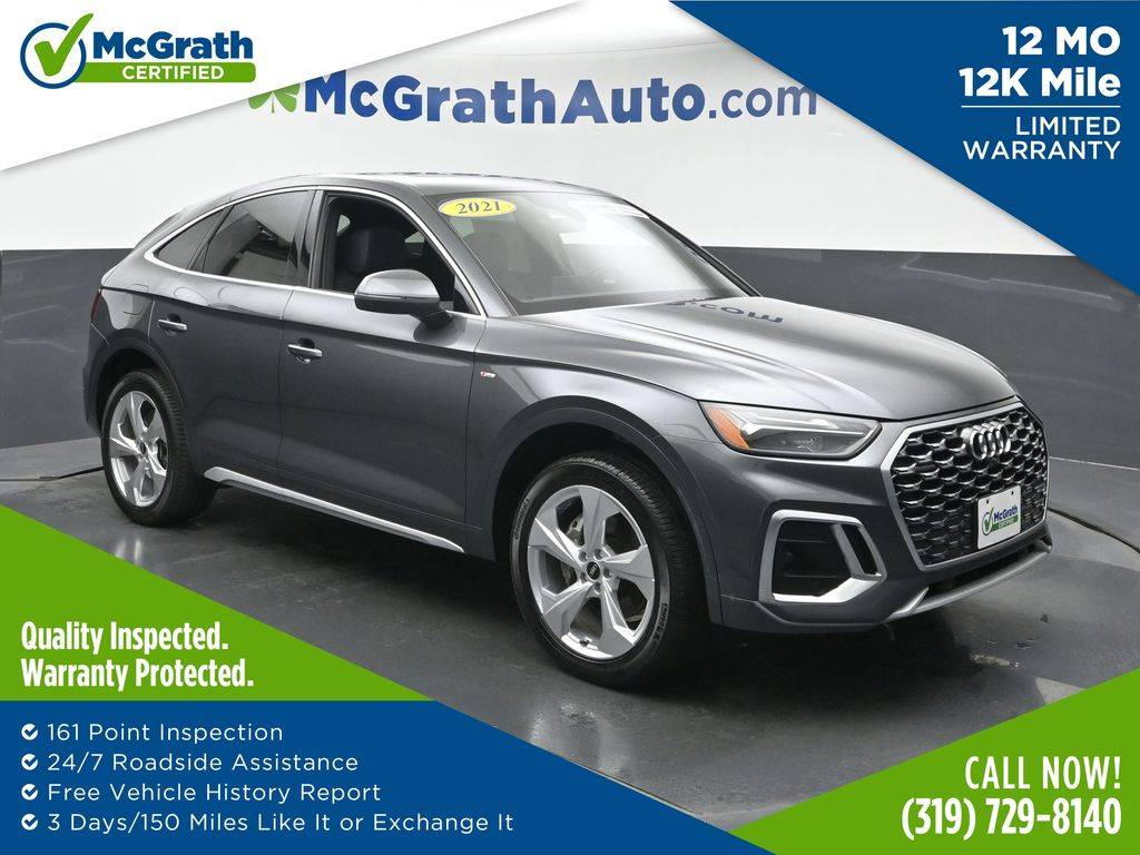 2021 Audi Q5 Premium Plus — SUV — 42,658 mi — Hiawatha, IA
