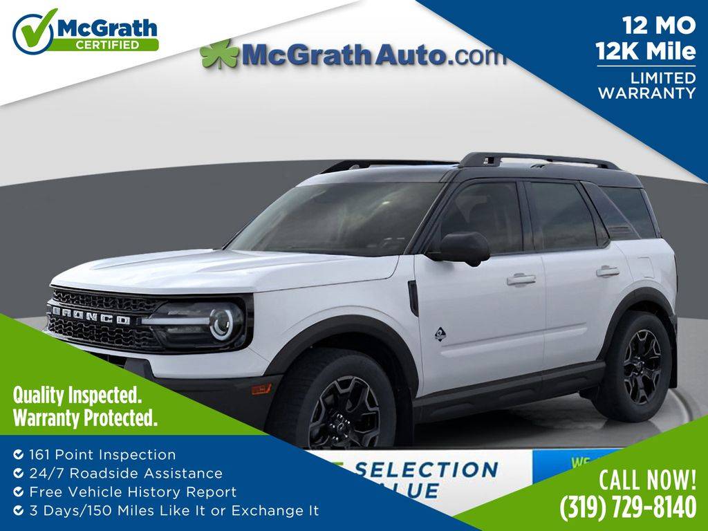 2025 Ford Bronco Sport Outer Banks — SUV — 338 mi — Hiawatha, IA