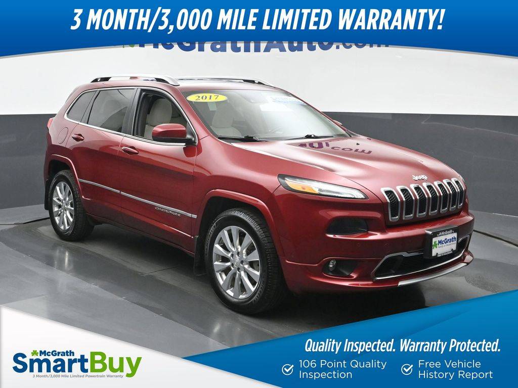 2017 Jeep Cherokee Overland — SUV — 61,189 mi — Hiawatha, IA
