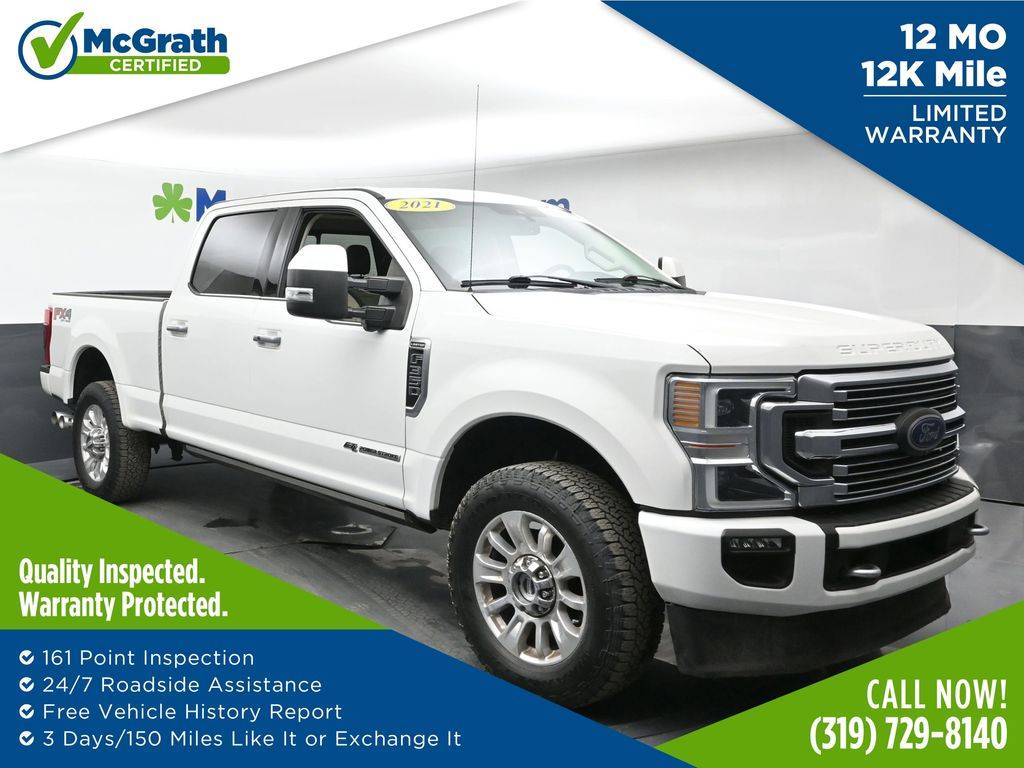 2021 Ford Super Duty F-350 Limited — Pickup Truck — 28,655 mi — Hiawatha, IA