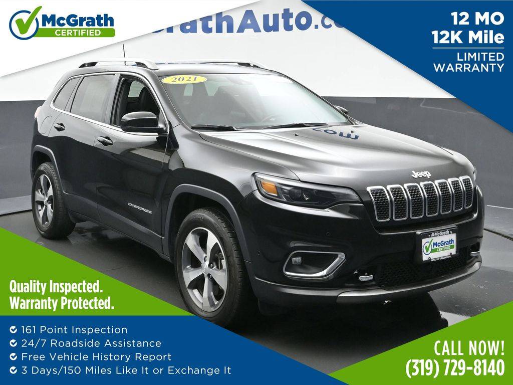 2021 Jeep Cherokee Limited — SUV — 79,405 mi — Hiawatha, IA