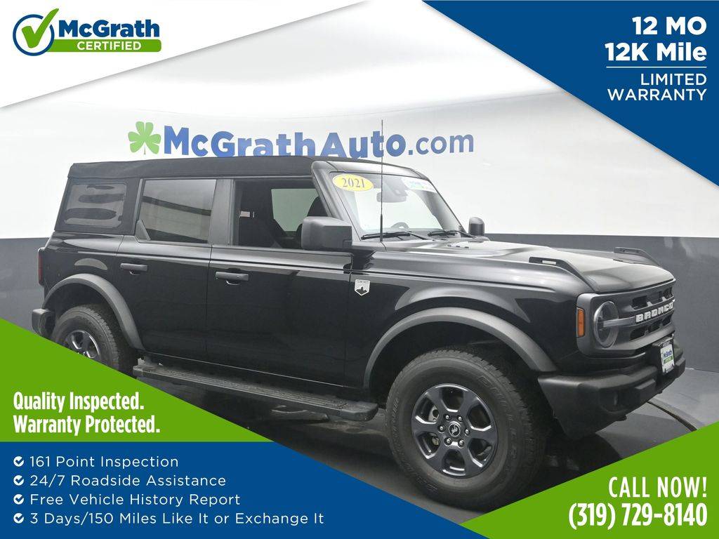 2021 Ford Bronco Big Bend — SUV — 46,243 mi — Hiawatha, IA