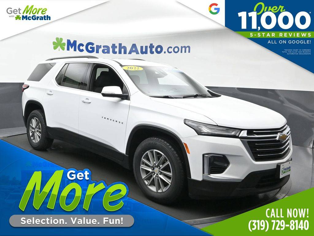 2022 Chevrolet Traverse LT Cloth — SUV — 112,792 mi — Hiawatha, IA