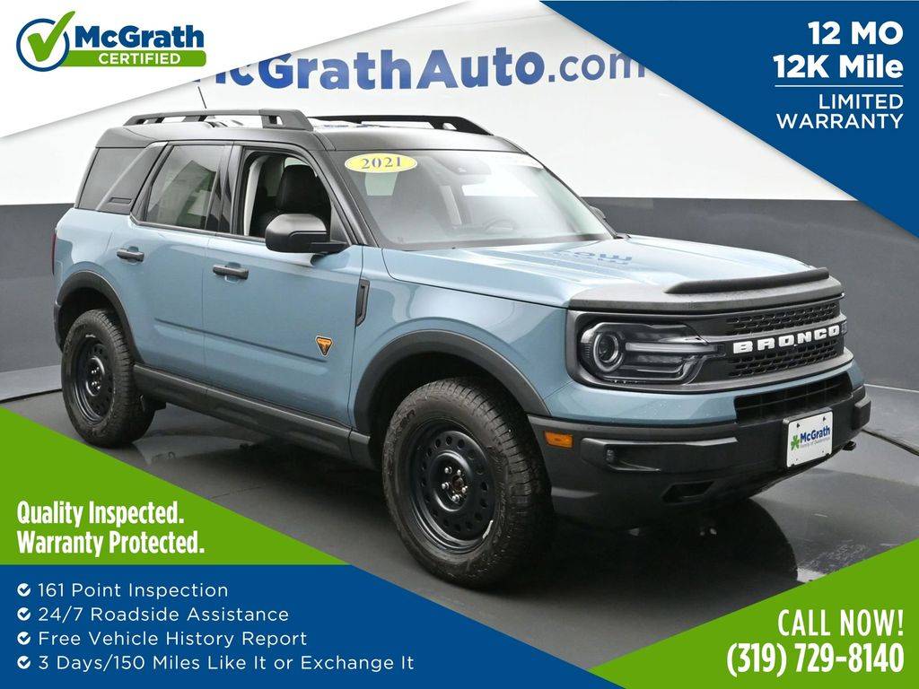 2021 Ford Bronco Sport Badlands — SUV — 36,957 mi — Hiawatha, IA