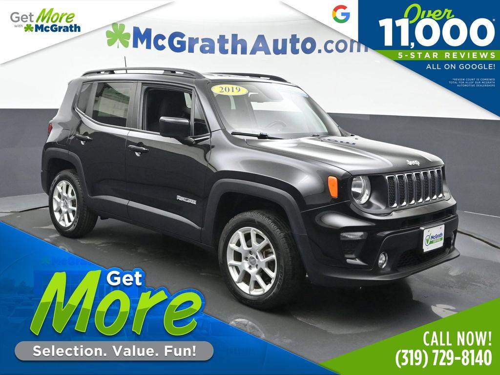 2019 Jeep Renegade Latitude — SUV — 73,709 mi — Hiawatha, IA