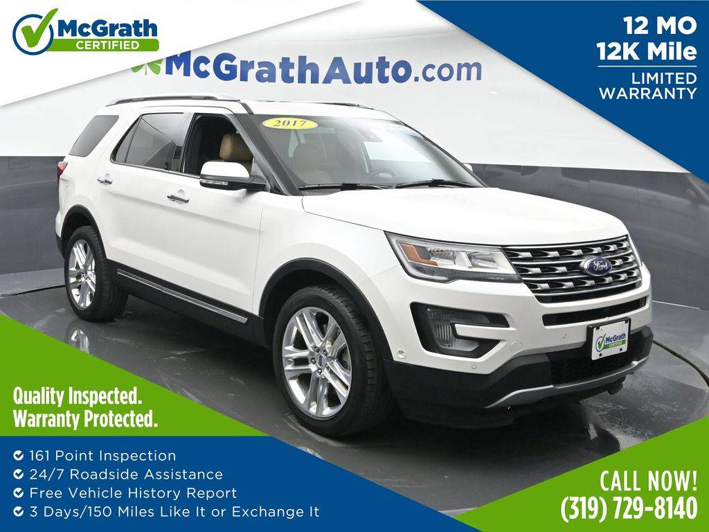 2017 Ford Explorer Limited — SUV — 89,003 mi — Hiawatha, IA