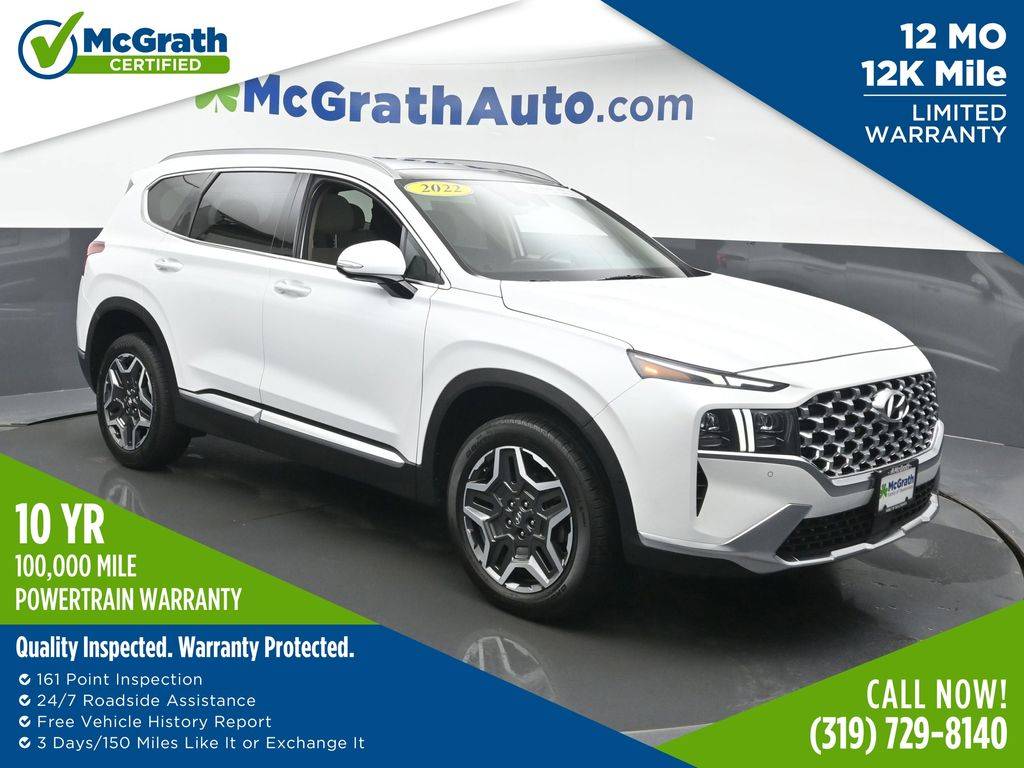 2022 Hyundai Santa Fe Limited — SUV — 34,698 mi — Hiawatha, IA