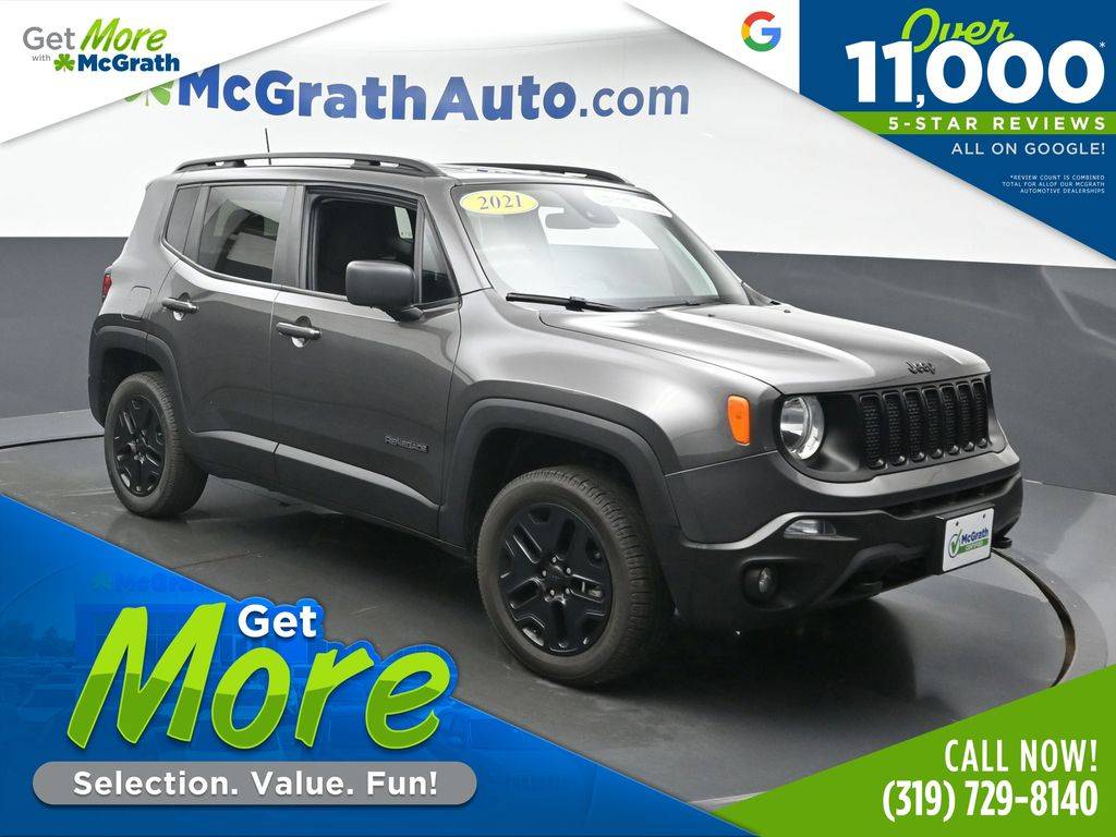 2021 Jeep Renegade Upland Edition — SUV — 60,795 mi — Hiawatha, IA