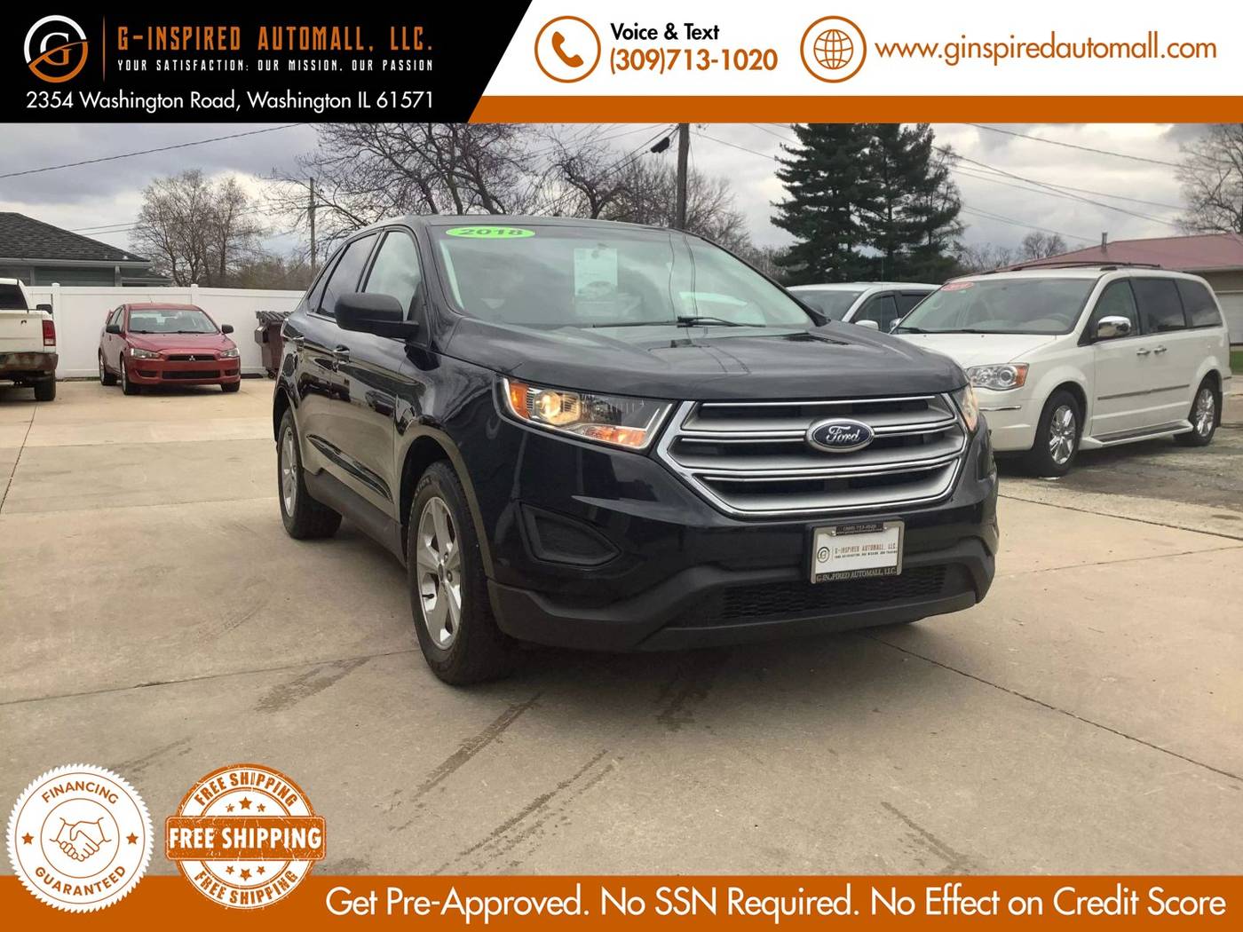 2018 Ford Edge SE — SUV — 117,654 mi — East Peoria, IL