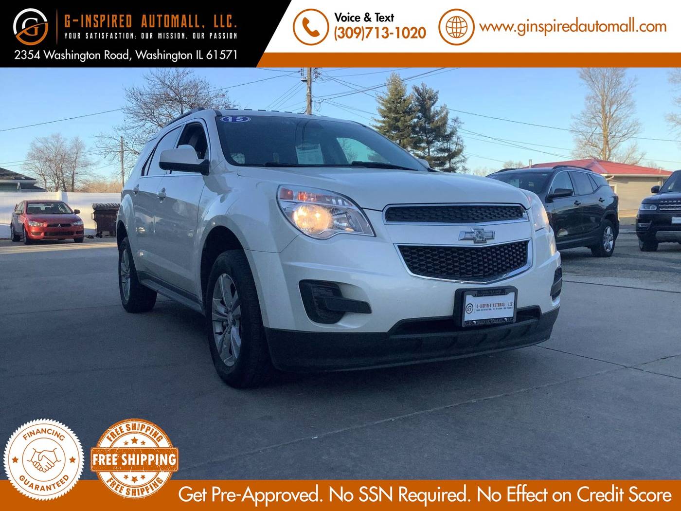 2015 Chevrolet Equinox LT — SUV — 88,491 mi — East Peoria, IL