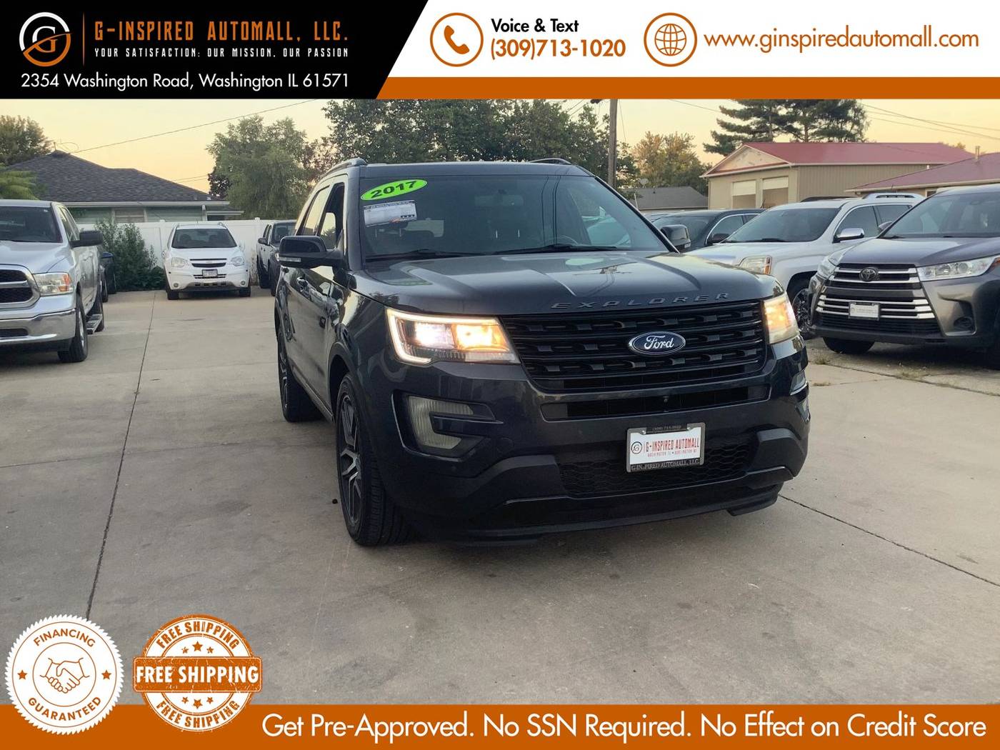 2017 Ford Explorer Sport — SUV — 108,296 mi — East Peoria, IL