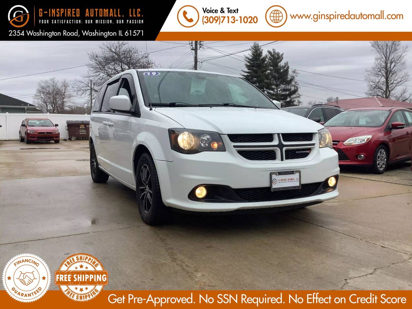 2019 Dodge Grand Caravan GT — Minivan — 113,221 mi — East Peoria, IL