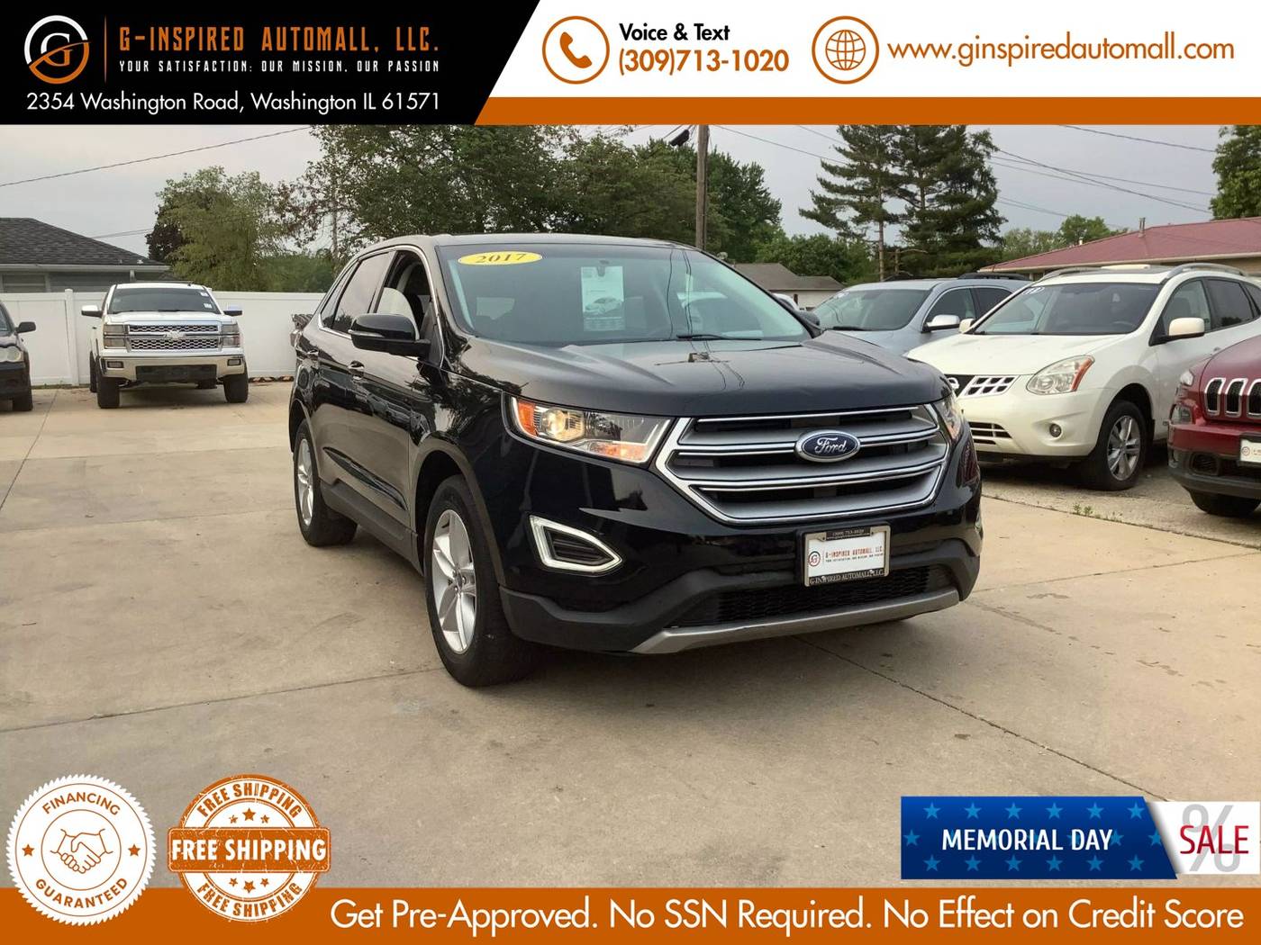 2017 Ford Edge SEL — SUV — 127,625 mi — East Peoria, IL