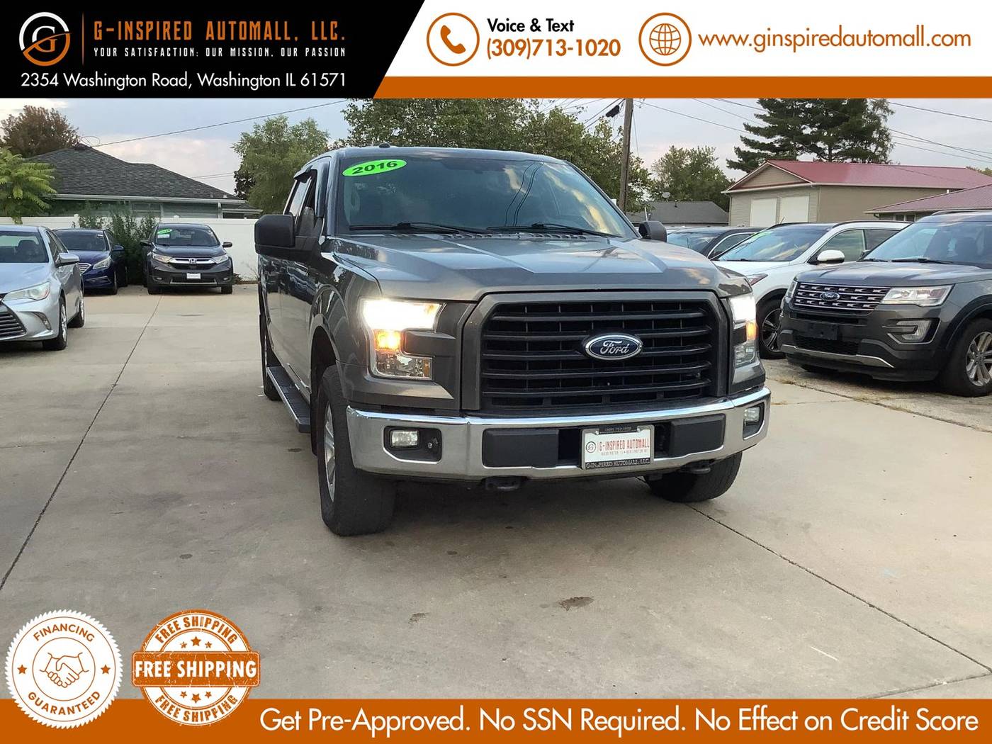 2016 Ford F-150 XLT — Pickup Truck — 124,836 mi — East Peoria, IL