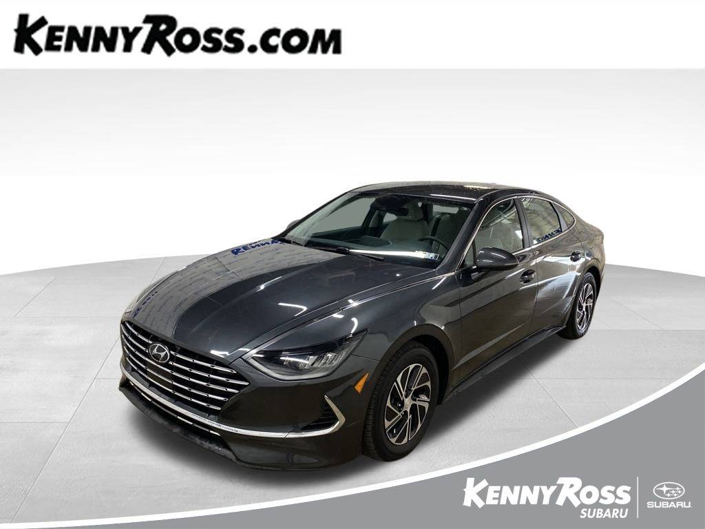2022 Hyundai Sonata Hybrid Blue — Sedan — 38,987 mi — North Huntingdon, PA