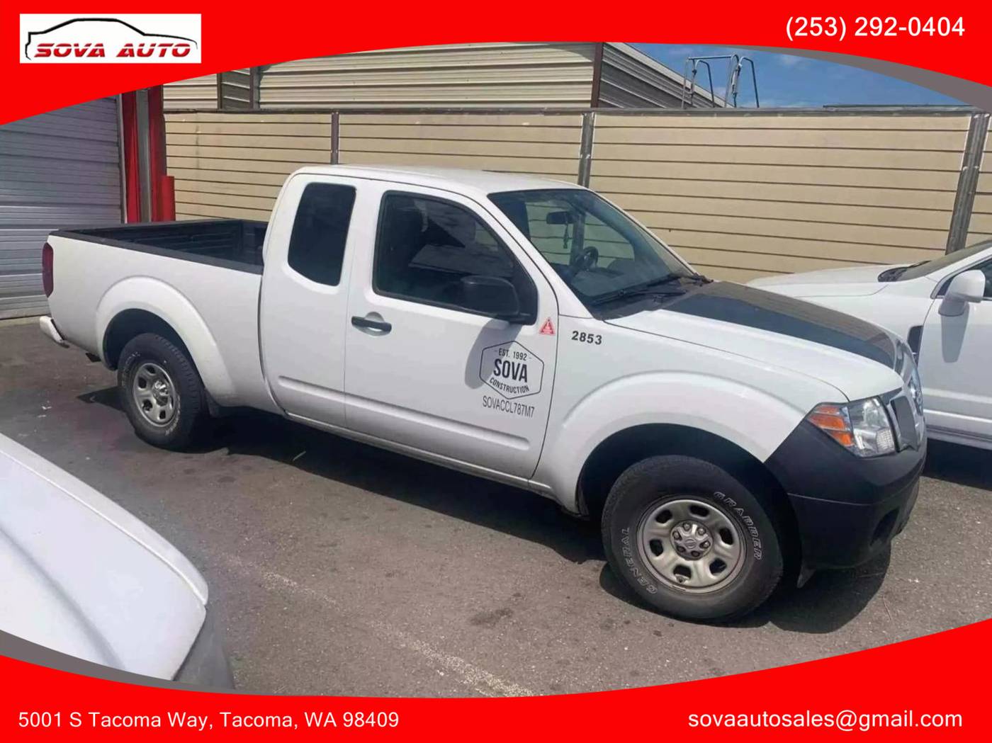 2019 Nissan Frontier S — Pickup Truck — 67,525 mi — Tacoma, WA