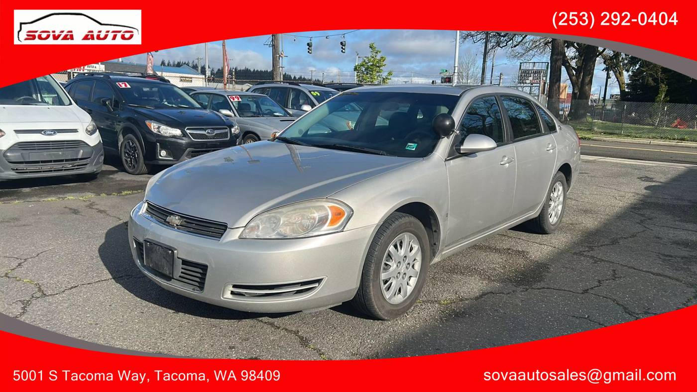2008 Chevrolet Impala Police Police — Sedan — 121,075 mi — Tacoma, WA