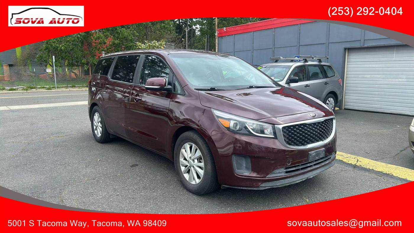 2017 Kia Sedona LX — Minivan — 65,419 mi — Tacoma, WA