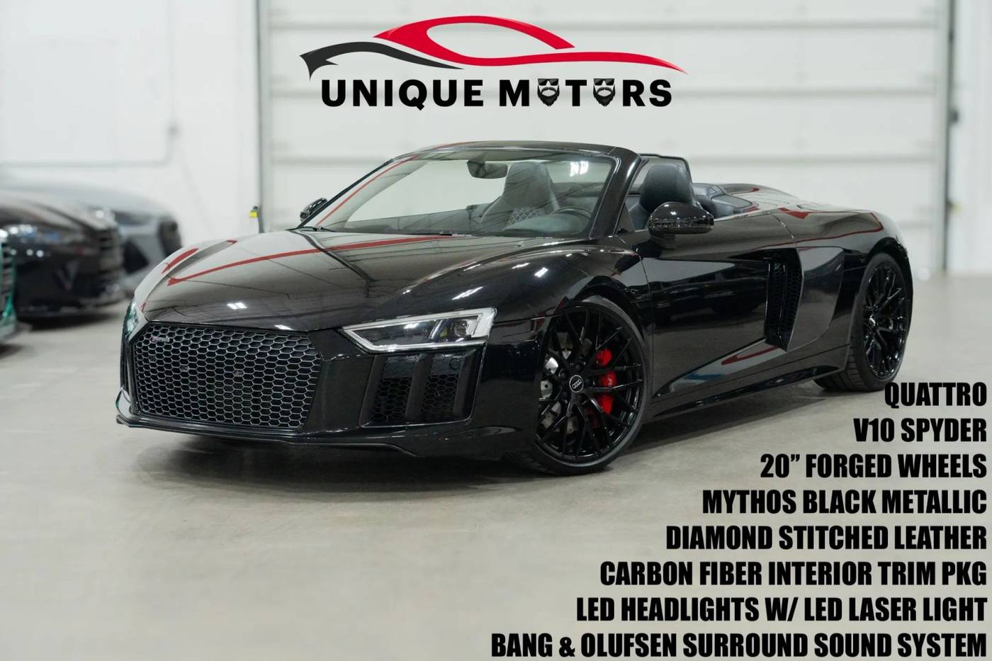 2018 Audi R8 5.2 quattro V10 Spyder