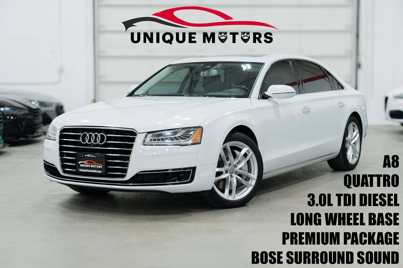 2015 Audi A8 3.0T — Sedan — 84,511 mi — Kent, WA
