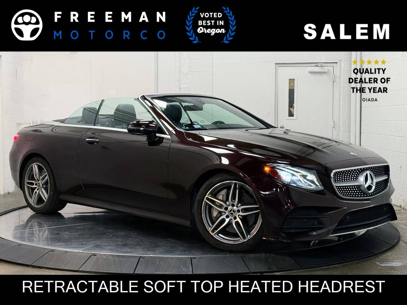 2019 Mercedes-Benz E-Class E 450 — Convertible — 37,368 mi — Salem, OR