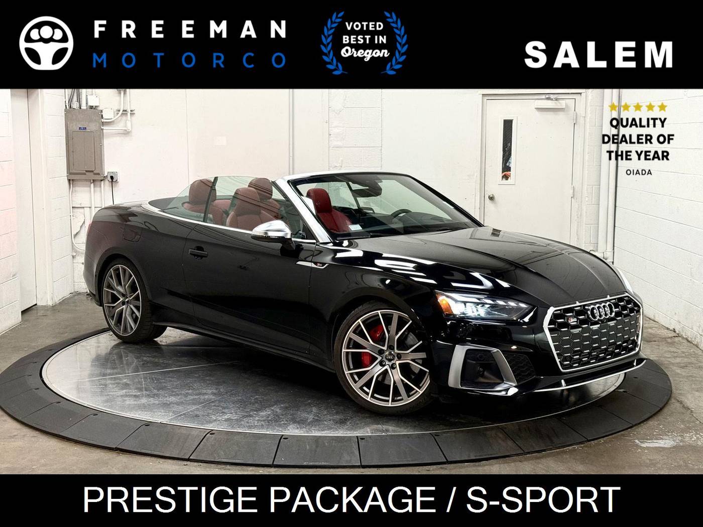 2021 Audi S5 Prestige — Convertible — 20,260 mi — Salem, OR