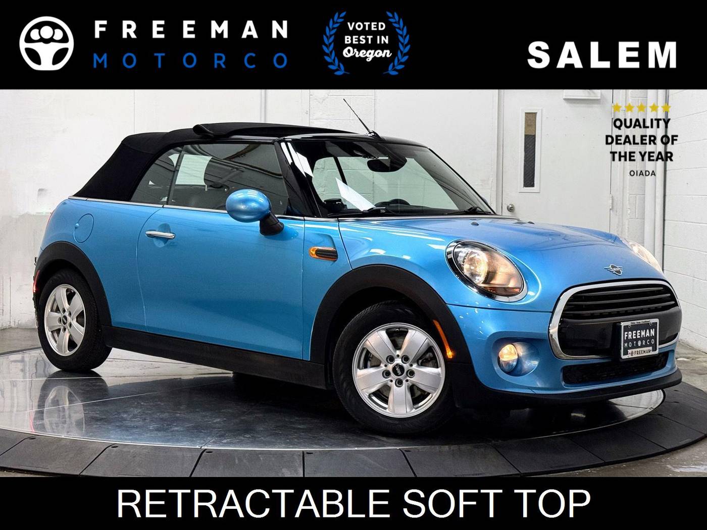 2019 MINI Convertible Cooper — Convertible — 36,492 mi — Salem, OR