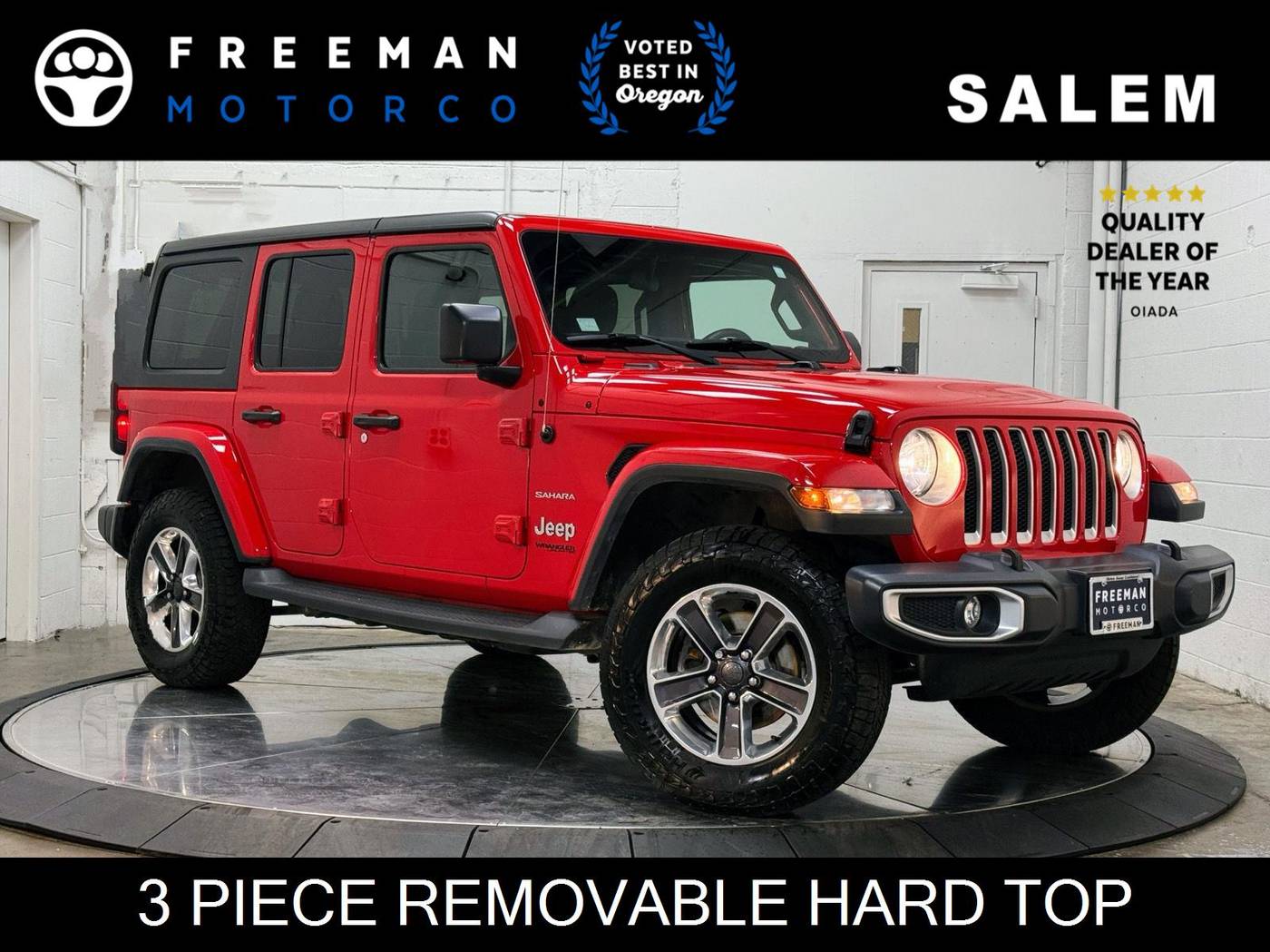 2019 Jeep Wrangler Sahara — SUV — 24,290 mi — Salem, OR