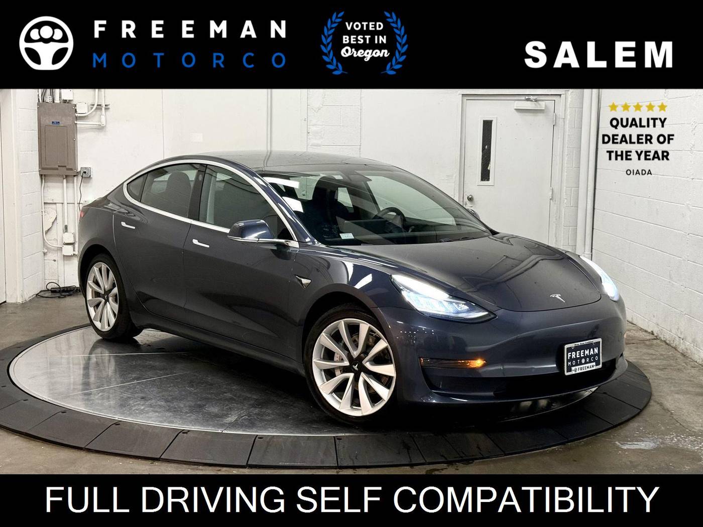 2019 Tesla Model 3 Standard Range Plus — Sedan — 62,690 mi — Salem, OR