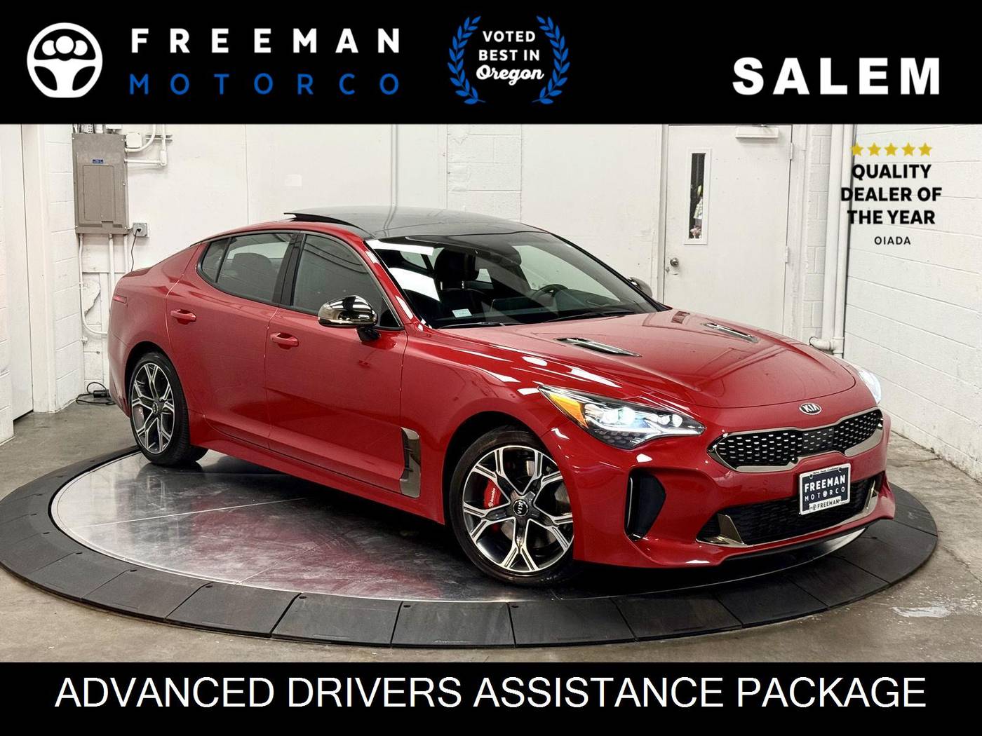 2018 Kia Stinger GT2 — Hatchback — 19,011 mi — Salem, OR
