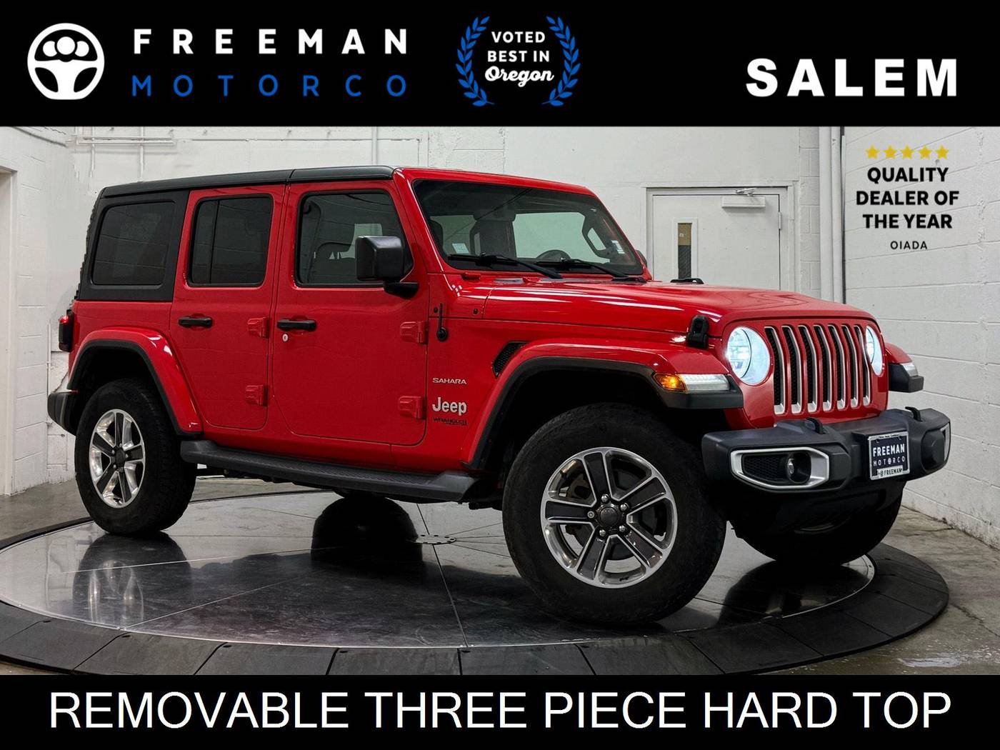 2018 Jeep Wrangler Sahara — SUV — 74,948 mi — Salem, OR