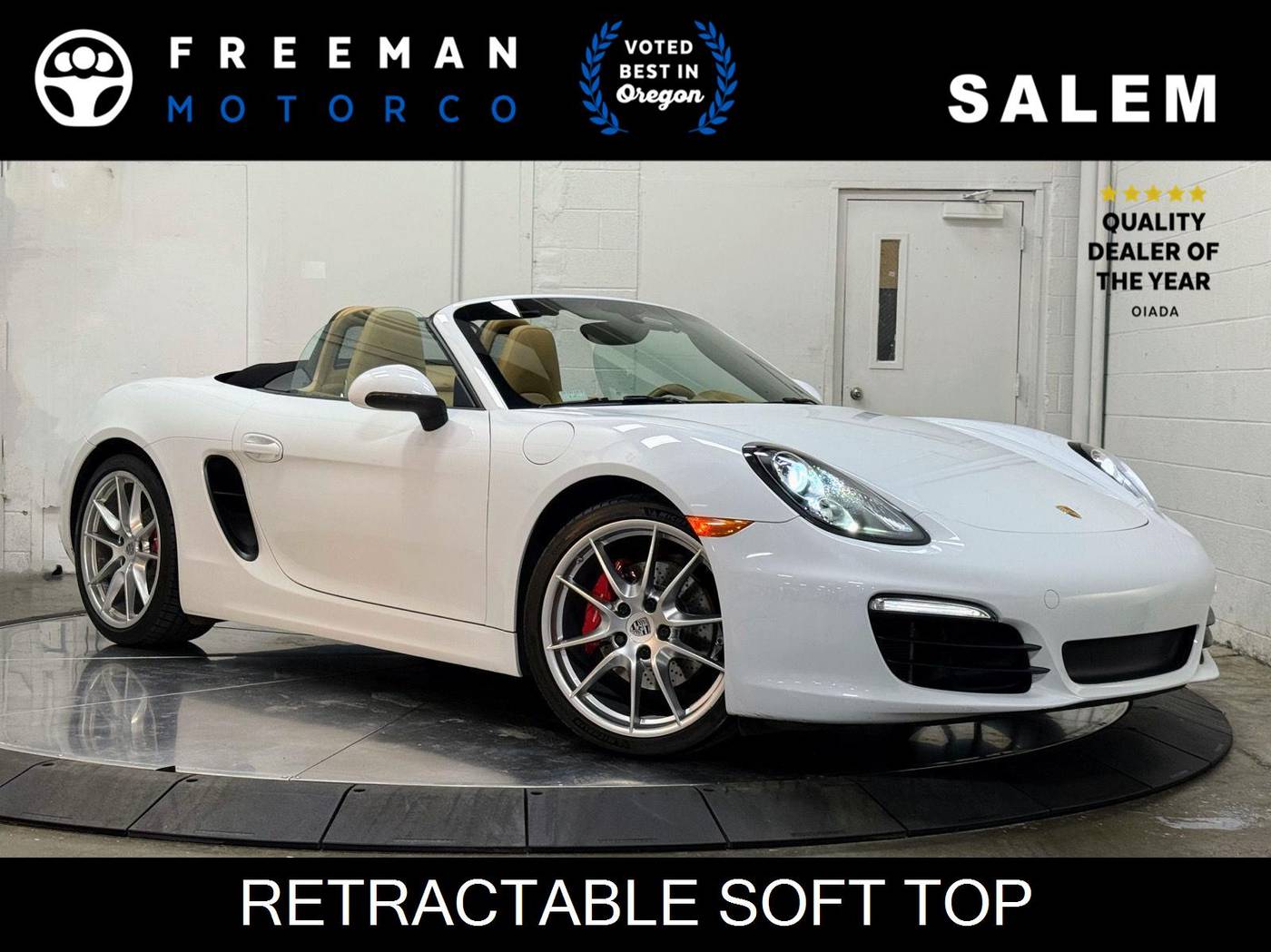 2015 Porsche Boxster S — Convertible — 74,892 mi — Salem, OR