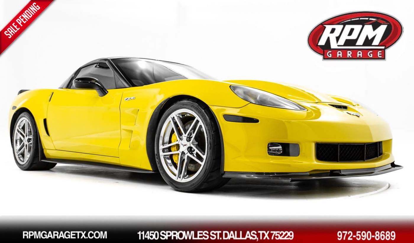 2008 Chevrolet Corvette Z06 — Coupe — 71,980 mi — Dallas, TX