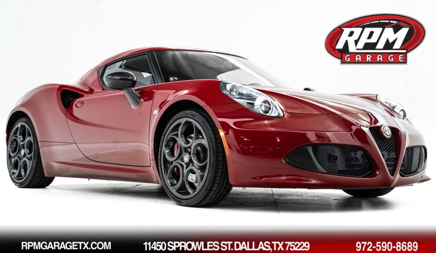 2015 Alfa Romeo 4C Coupe — Coupe — 24,658 mi — Dallas, TX