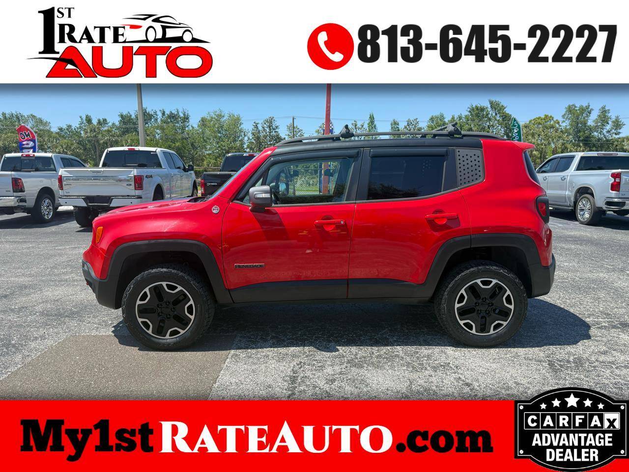 2015 Jeep Renegade Trailhawk — SUV — 60,906 mi — Apollo Beach, FL