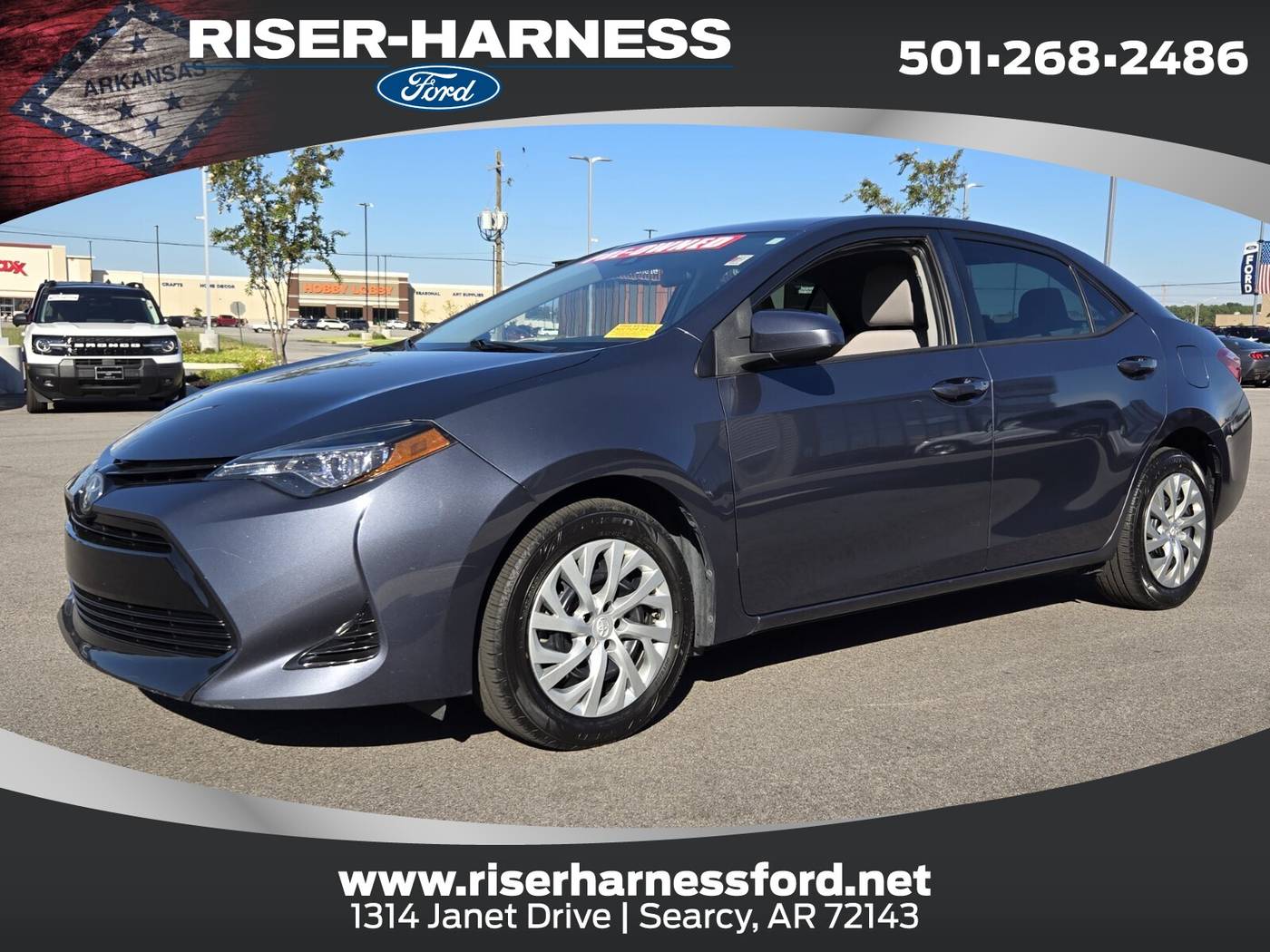 2017 Toyota Corolla LE — Sedan — 121,262 mi — Searcy, AR