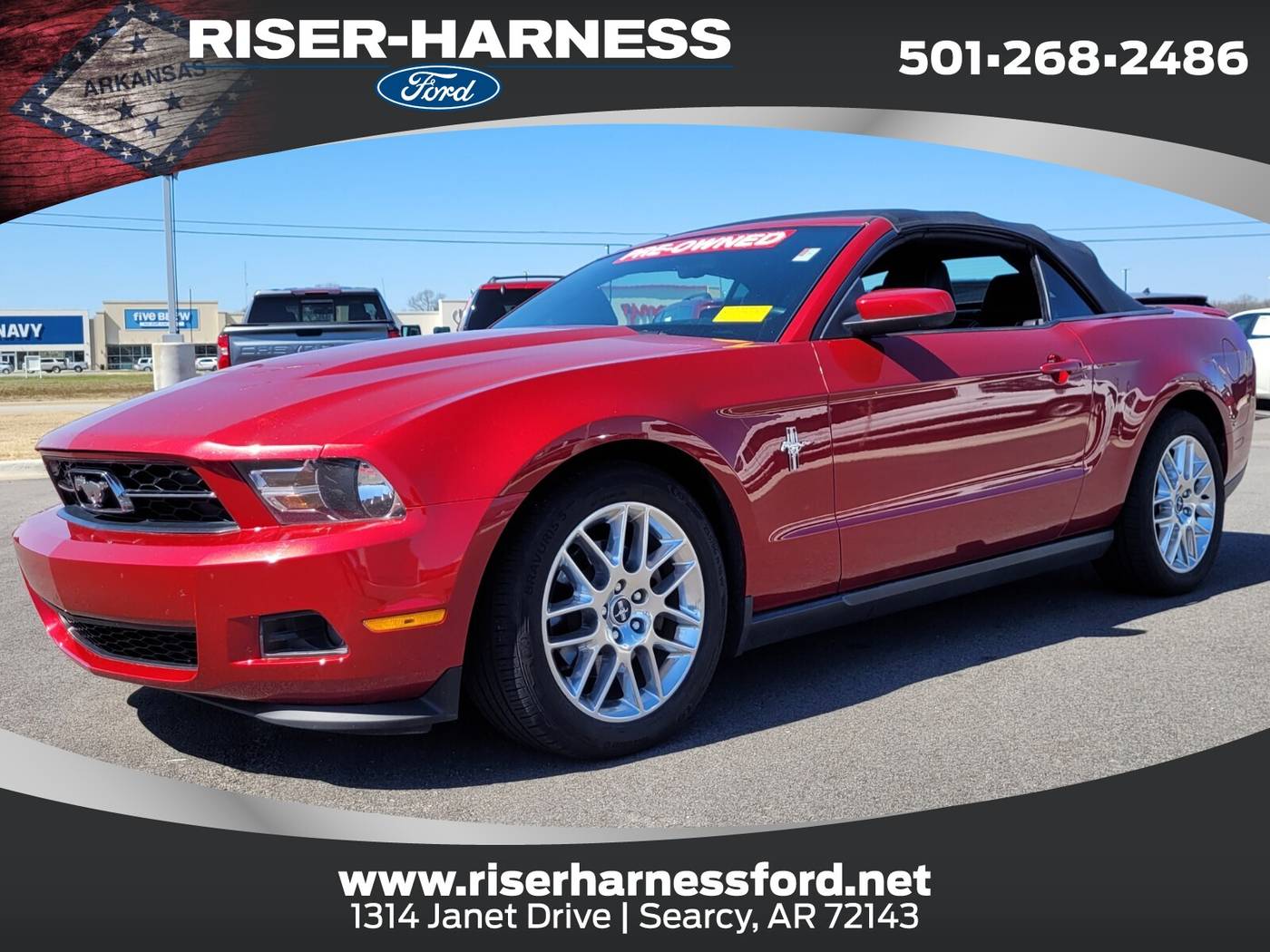 2012 Ford Mustang V6 — Convertible — 130,205 mi — Searcy, AR