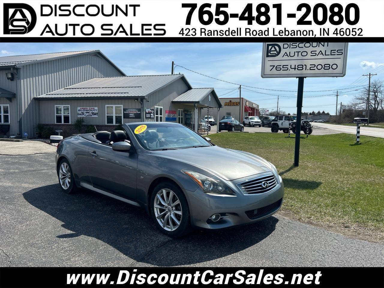 2015 INFINITI Q60 Standard — Convertible — 87,663 mi — Lebanon, IN