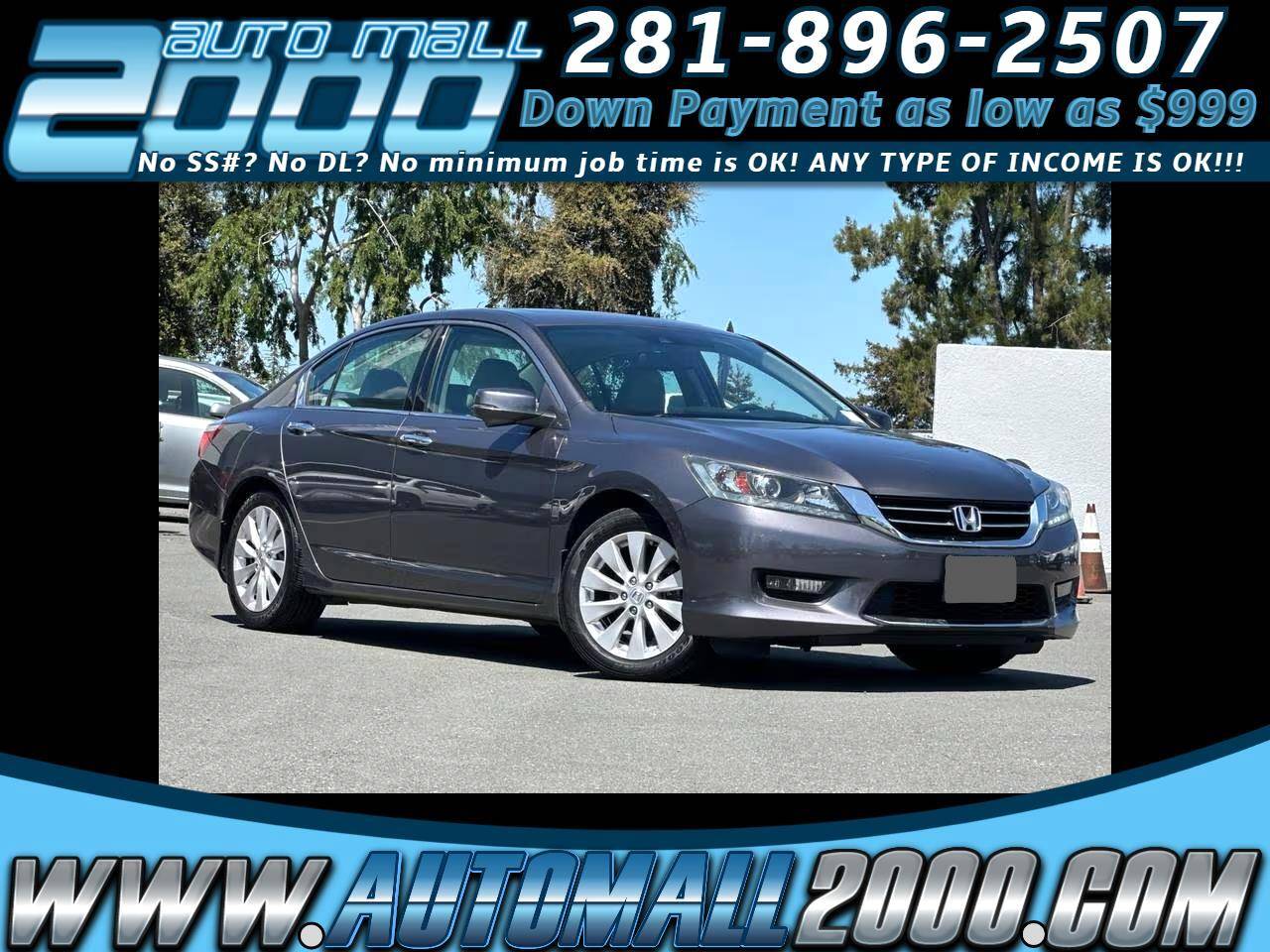 2014 Honda Accord EX-L V6 — Sedan — 143,654 mi — Houston, TX
