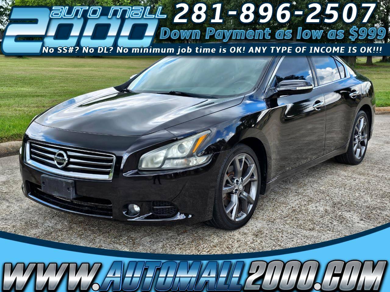 2013 Nissan Maxima SV — Sedan — 100,340 mi — Houston, TX