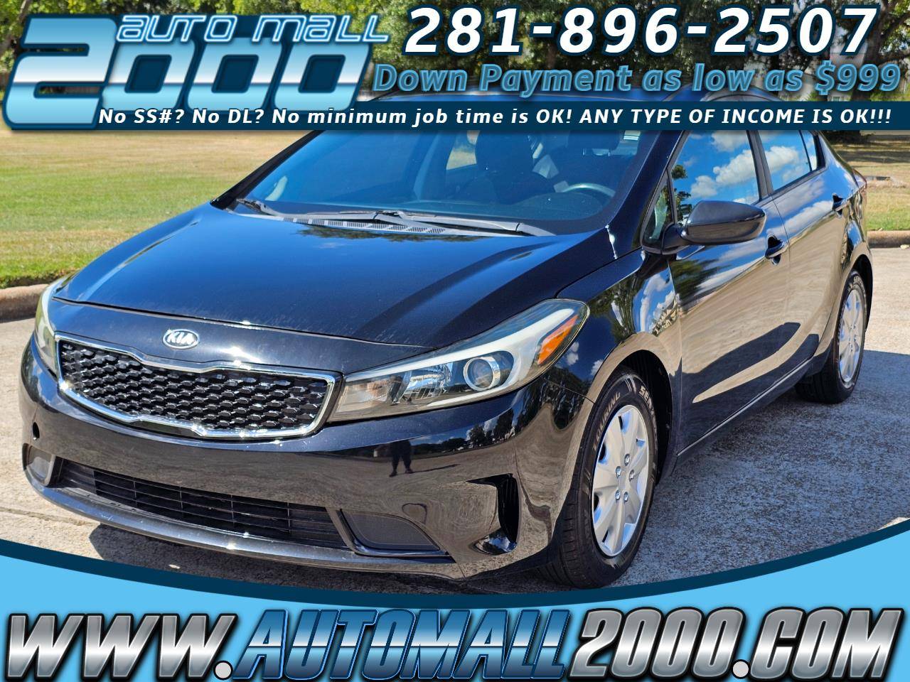 2017 Kia Forte LX — Sedan — 76,179 mi — Houston, TX