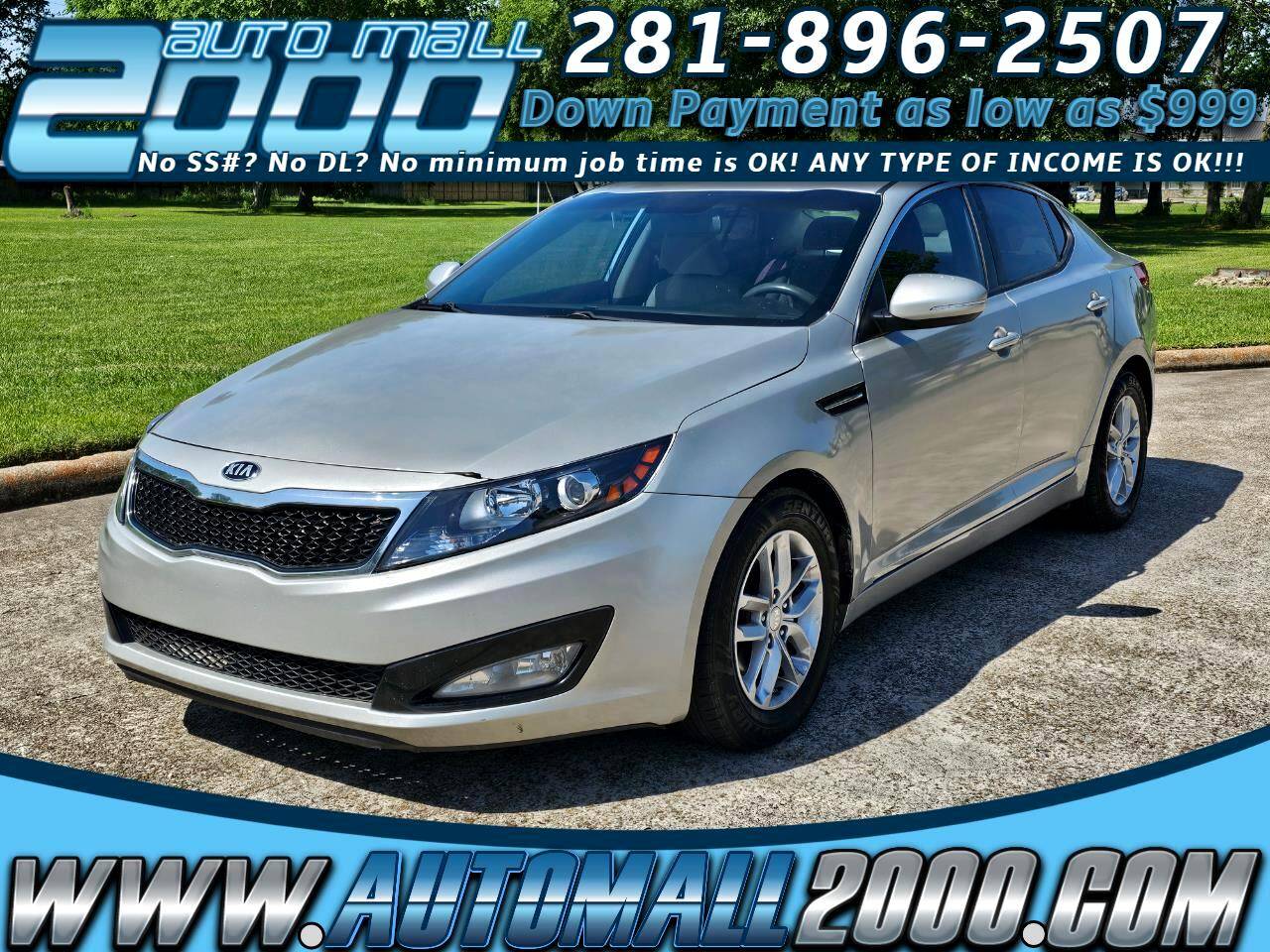 2013 Kia Optima LX — Sedan — 113,979 mi — Houston, TX