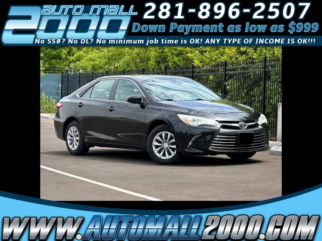 2015 Toyota Camry SE — Sedan — 104,105 mi — Houston, TX