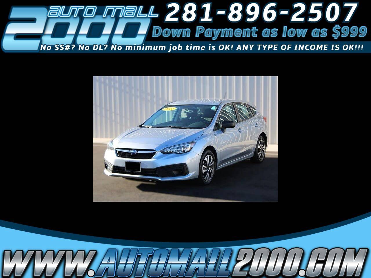 2021 Subaru Impreza 2.0i — Sedan — 127,499 mi — Houston, TX