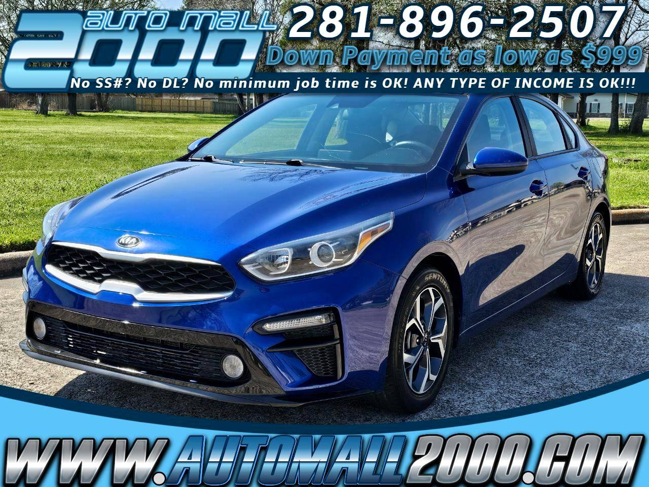 2020 Kia Forte LXS — Sedan — 121,617 mi — Houston, TX