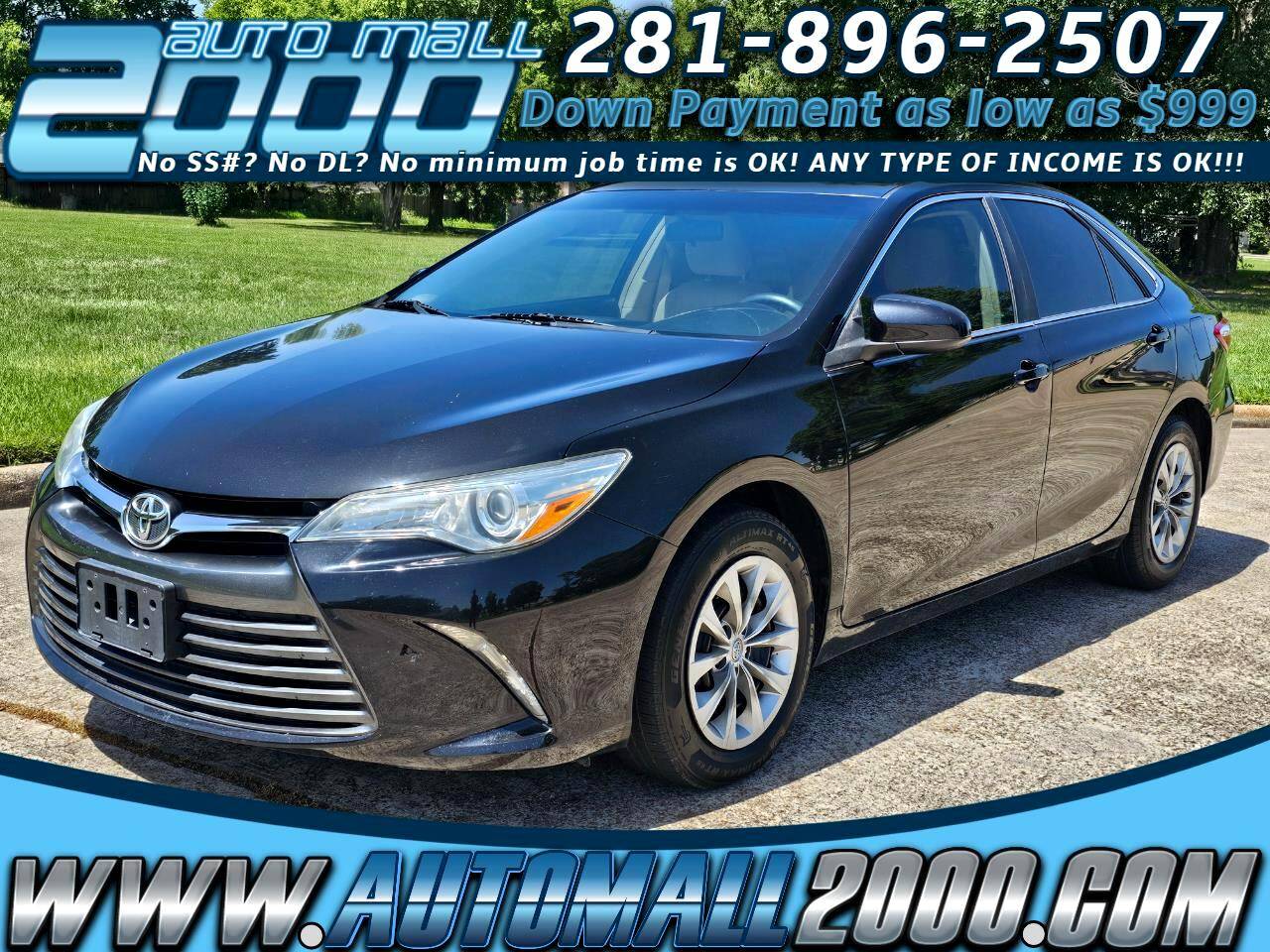 2015 Toyota Camry SE — Sedan — 96,179 mi — Houston, TX